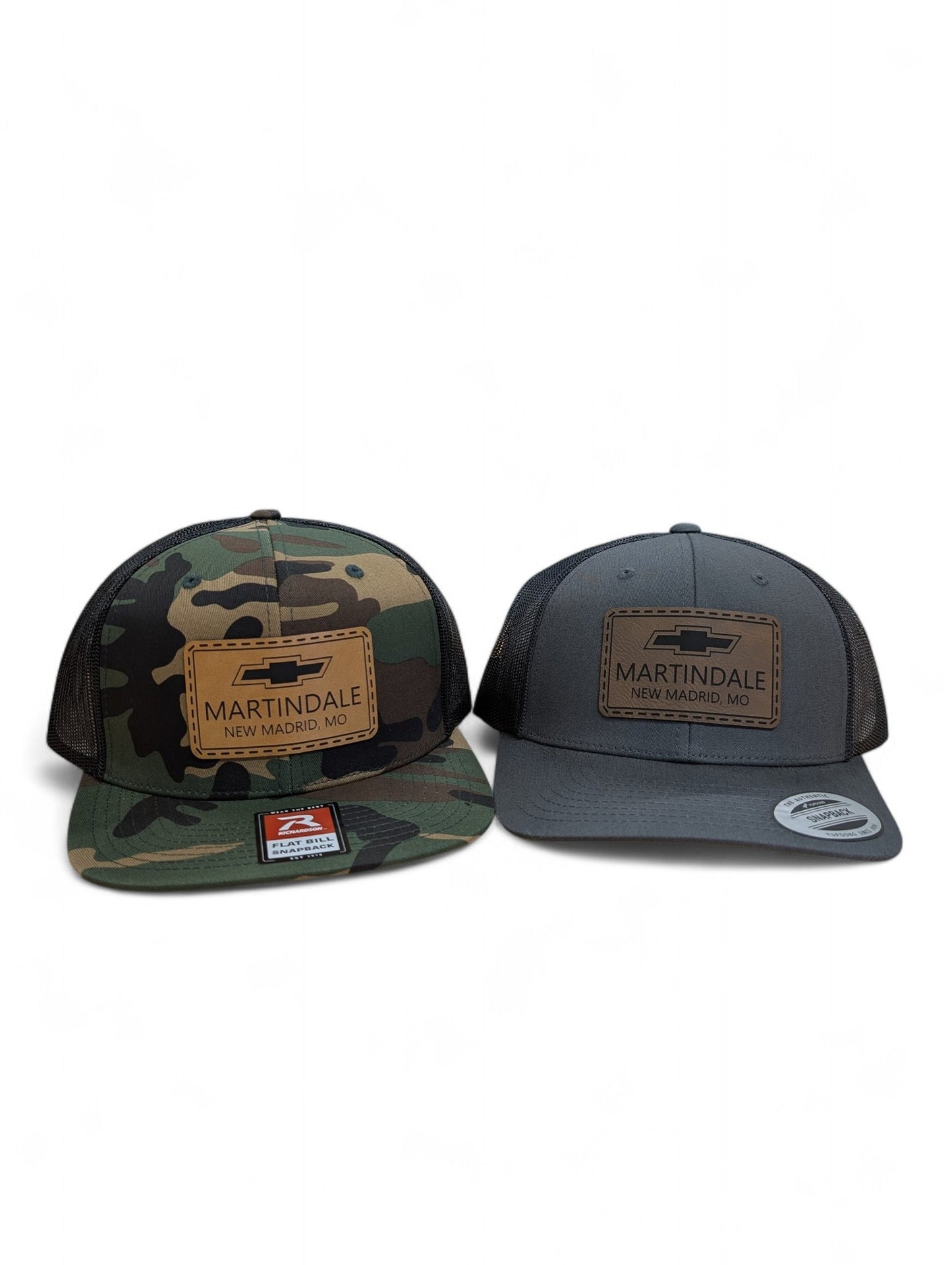 Leatherette Patch Hats